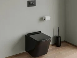 Plaque de commande pour WC avec double touche - Noir - OPULUS-Vente-unique Hot