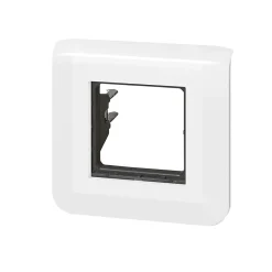 Plaque de finition 2 modules Mosaïc 0 994 71 coloris blanc l.82 x P.9 x H.82 mm^Legrand Outlet