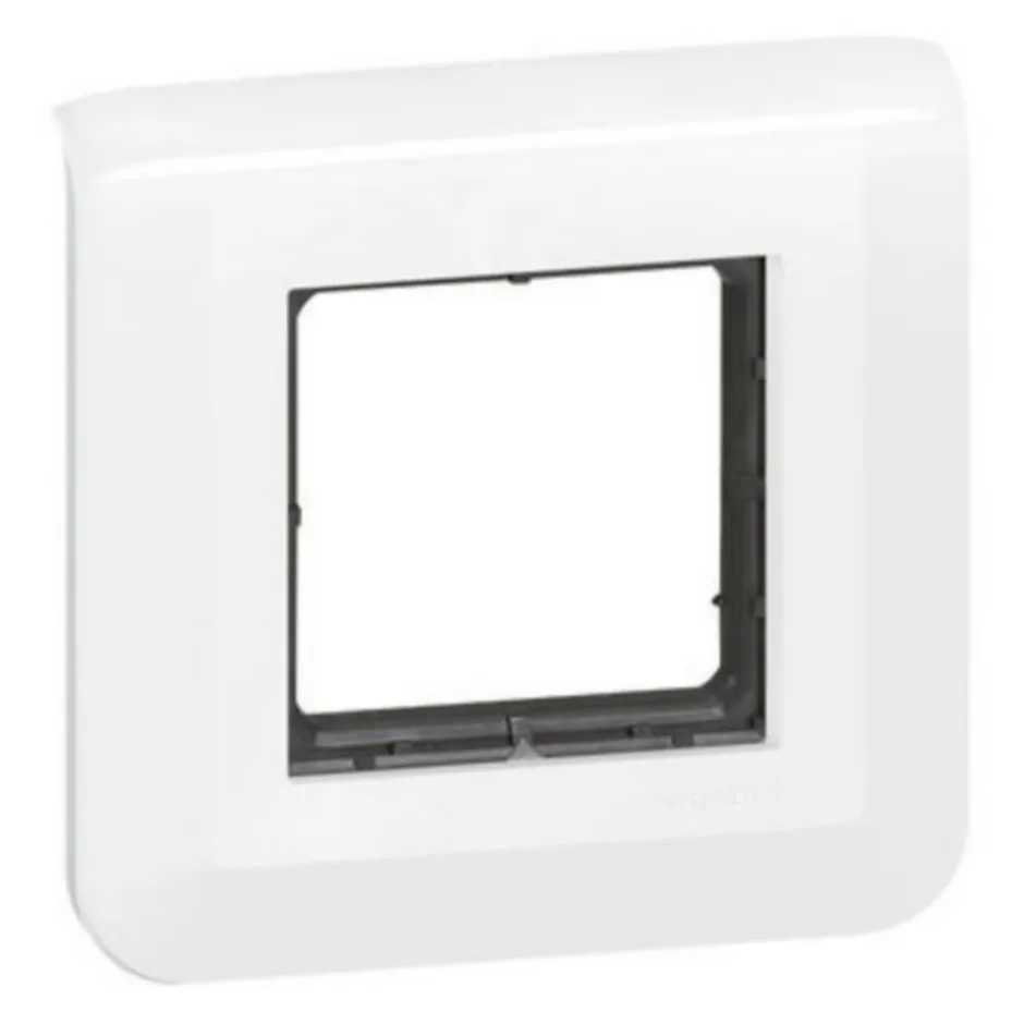 Plaque de finition 2 modules Mosaïc 0 994 72 coloris blanc l.82 x P.9 x H.82 mm^Legrand Clearance