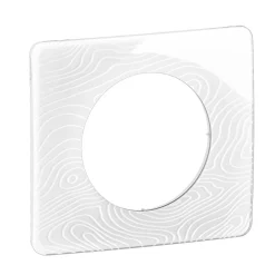 Plaque de finition 1 poste Céliane CP0621 coloris blanc relief l.90 x P.9 x H.82 mm^Legrand Hot