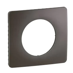 Plaque de finition 1 poste Céliane CP1021 coloris gris cendré l.90 x P.9 x H.82 mm^Legrand Sale