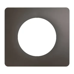 Plaque de finition 1 poste Céliane CP1021 coloris gris cendré l.90 x P.9 x H.82 mm^Legrand Sale