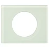 Plaque de finition 1 poste Céliane 0 693 11 coloris verre kaolin l.100 x P.8,5 x H.82 mm-Legrand