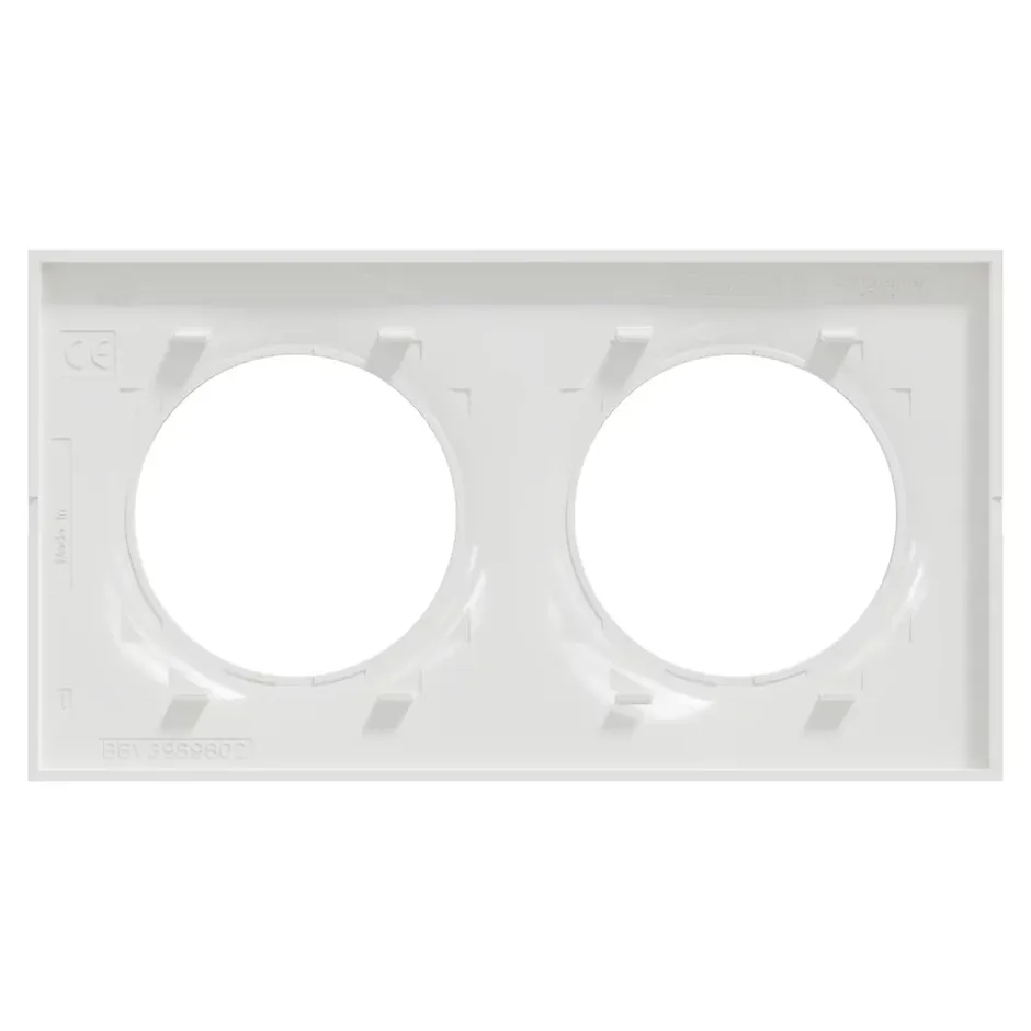 Plaque de finition 2 postes Odace Styl S520704 coloris blanc l.156 x P.10 x H.85 mm^Schneider Electric Sale