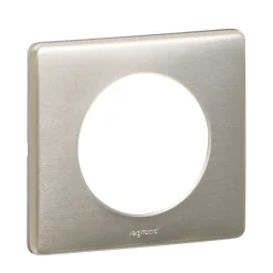 Plaque de finition 1 poste Céliane 0 998 60 coloris titane l.90 x P.9 x H.82 mm-Legrand New