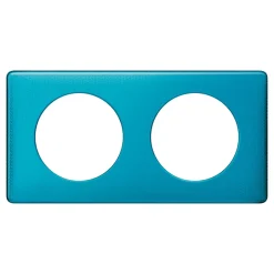 Plaque de finition 2 postes Céliane 0 988 76 coloris métal blue snake l.161 x P.8,5 x H.82 mm^Legrand Outlet