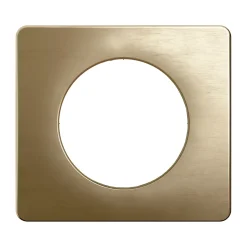 Plaque de finition 1 poste Céliane CP1621 coloris bronze satiné l.90 x P.9 x H.82 mm-Legrand Sale
