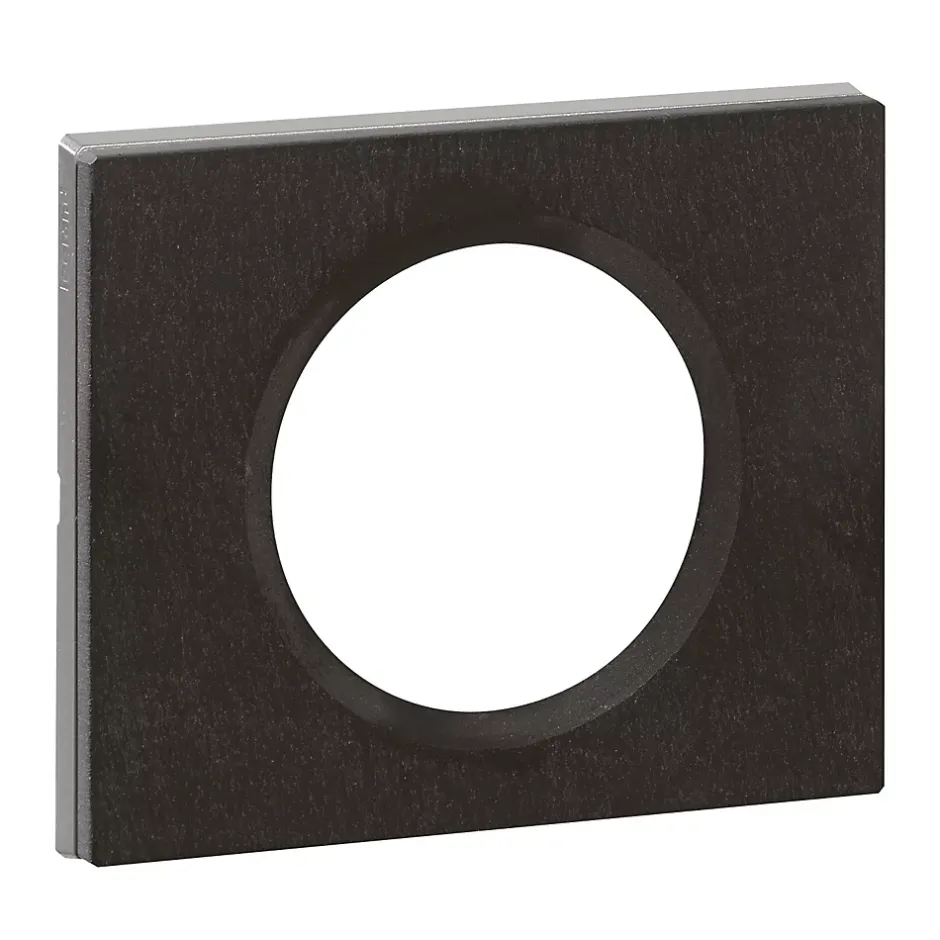 Plaque de finition 1 poste Céliane 0 693 71 coloris ardoise l.100 x P.8,5 x H.82 mm-Legrand Outlet