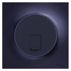 Plaque de finition 1 poste Odace Styl S540702 coloris anthracite l.85 x P.10 x H.85 mm^Schneider Electric New