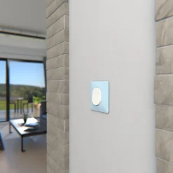 Plaque de finition 1 poste Ovalis S320702C coloris bleu azurin l.87 x P.10 x H.87 mm-Schneider Electric Clearance