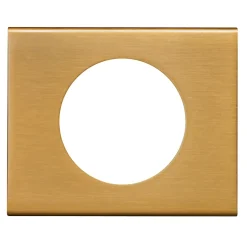 Plaque de finition 1 poste Céliane 0 691 31 coloris bronze doré l.100 x P.8,5 x H.82 mm-Legrand Online