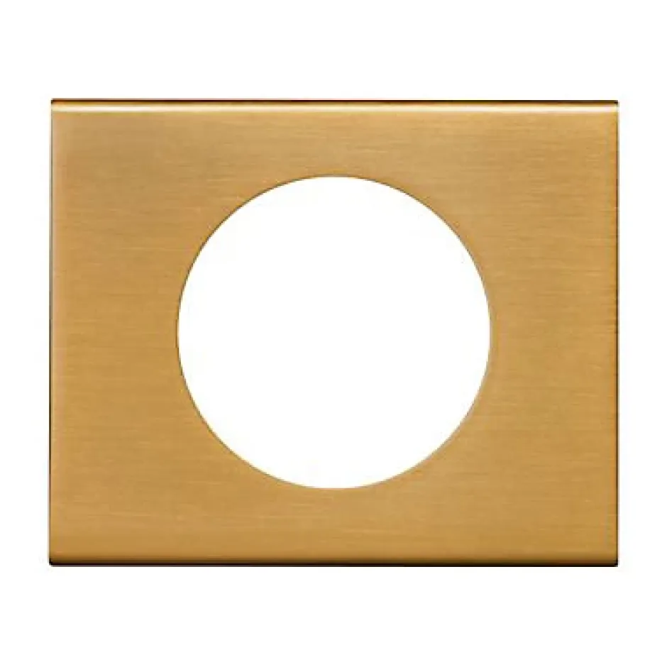 Plaque de finition 1 poste Céliane 0 691 31 coloris bronze doré l.100 x P.8,5 x H.82 mm-Legrand Online
