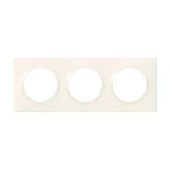 Plaque de finition 3 postes Dooxie 6 009 03 coloris blanc l.229 x P.10 x H.87 mm-Legrand New