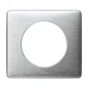Plaque de finition 1 poste Céliane 0 998 65 coloris aluminium l.90 x P.9 x H.82 mm^Legrand Best