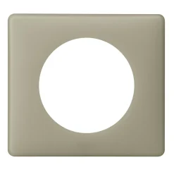 Plaque de finition 1 poste Céliane 0 988 44 coloris poudré argile l.90 x P.8,5 x H.82 mm-Legrand Outlet