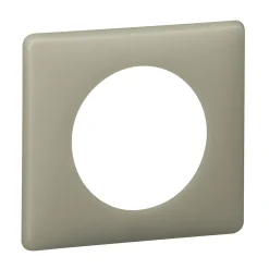 Plaque de finition 1 poste Céliane 0 988 44 coloris poudré argile l.90 x P.8,5 x H.82 mm-Legrand Outlet