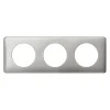 Plaque de finition 3 postes Céliane 0 988 92 coloris alu snake l.232 x P.8,5 x H.82 mm^Legrand Sale