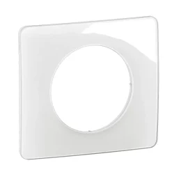 Plaque de finition 1 poste Céliane CP0021 coloris blanc émaillé l.90 x P.9 x H.82 mm-Legrand Clearance