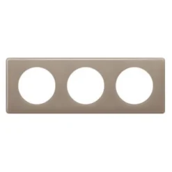 Plaque de finition 3 postes Céliane 0 988 25 coloris laqué galet l.232 x P.8,5 x H.82 mm-Legrand Clearance