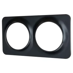 Plaque de finition double Espen noir à assembler-Jacobsen New