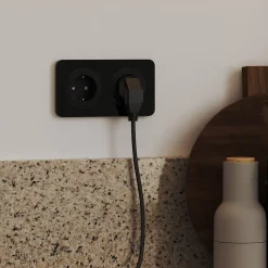 Plaque de finition double Espen noir à assembler-Jacobsen New