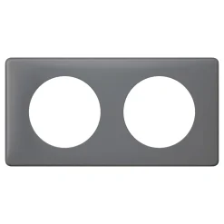 Plaque de finition double Céliane Poudré Schiste^Legrand Outlet