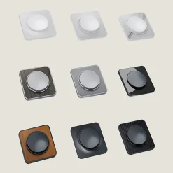 Plaque de finition quadruple Espen blanc à assembler-Jacobsen Discount