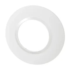 Plaque de finition simple Dooxie Blanc rond-Legrand Clearance