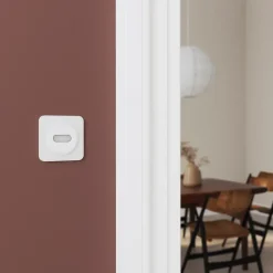 Plaque de finition simple Espen verre blanc à assembler-Jacobsen Discount