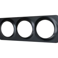 Plaque de finition triple Espen noir à assembler^Jacobsen Hot