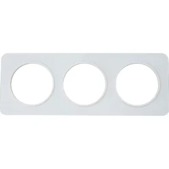 Plaque de finition triple Espen verre blanc à assembler^Jacobsen Clearance