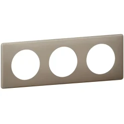 Plaque de finition triple Céliane Poudré Grès^Legrand Outlet