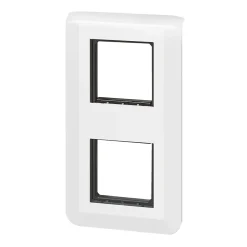 Plaque de finition 2x2 modules Mosaïc 0 994 73 coloris blanc l.153 x P.9 x H.82 mm^Legrand Clearance