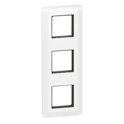 Plaque de finition 3x2 modules Mosaïc 0 994 75 coloris blanc l.224 x P.9 x H.82 mm^Legrand