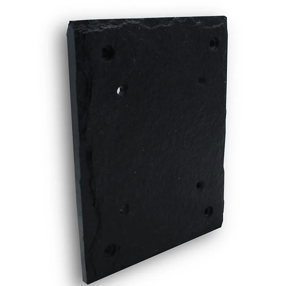 Plaque de numéro de rue, en schiste, noir, L.15 x l.18,5 cm, CIXA11^Chapuis Best