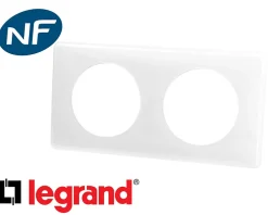 Plaque double blanche Céliane™^Legrand Hot