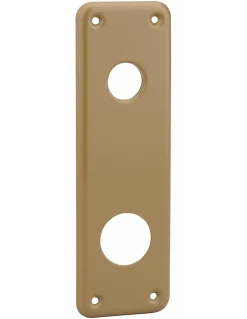 Plaque pour poignée à cylindre diamètre 23mm, acier -^Thirard Discount