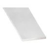 Plat aluminium anodisé coloris inox 50 x 3 mm, 2 m- Discount