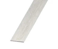 Plat aluminium brossé 30 mm, 2,5 m Argent- Clearance