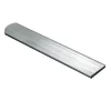 Plat aluminium brut effet argenté 10 x 2 mm, 1 m^ Clearance