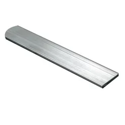 Plat aluminium brut effet argenté 10 x 2 mm, 1 m^ Clearance