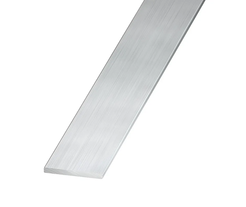 Plat aluminium brut effet argenté 35 x 2 mm, 2 m-CQFD Hot