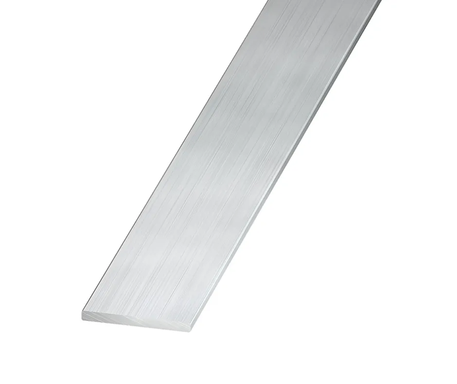 Plat aluminium brut effet argenté 40 x 2 mm, 1 m- New