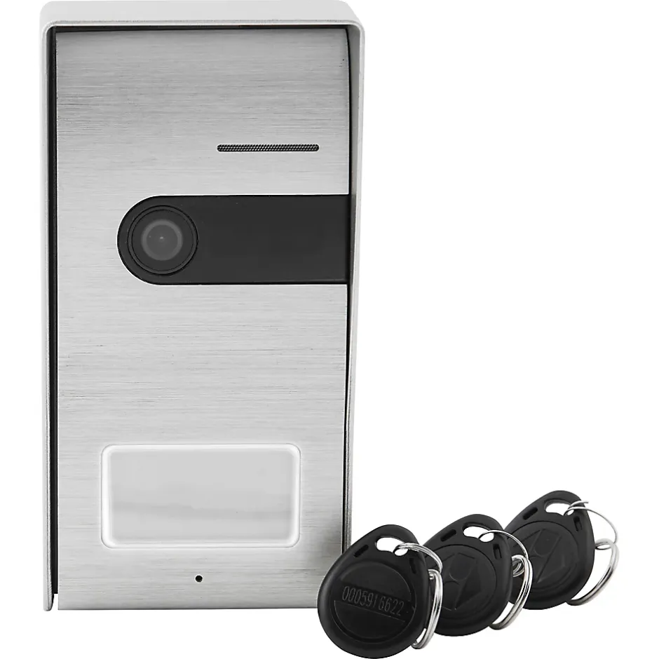 Platine de rue extérieure filaire avec caméra Jelbi + 3 badges-Blyss Sale