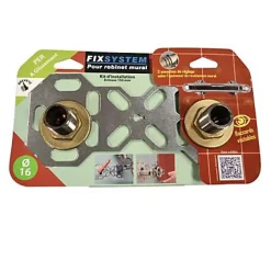 Platine double à glissement pour robinet Ø16 mm^Noyon et Thiebault