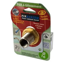 Platine simple PER à glissement Ø16 mm-Fixsystem Hot