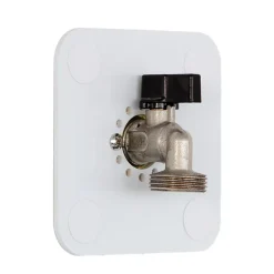 Platine sortie de cloison simple à sertir PER 12 pour machine à laver - Platine encastrable et kit de fixation mural-Atole New