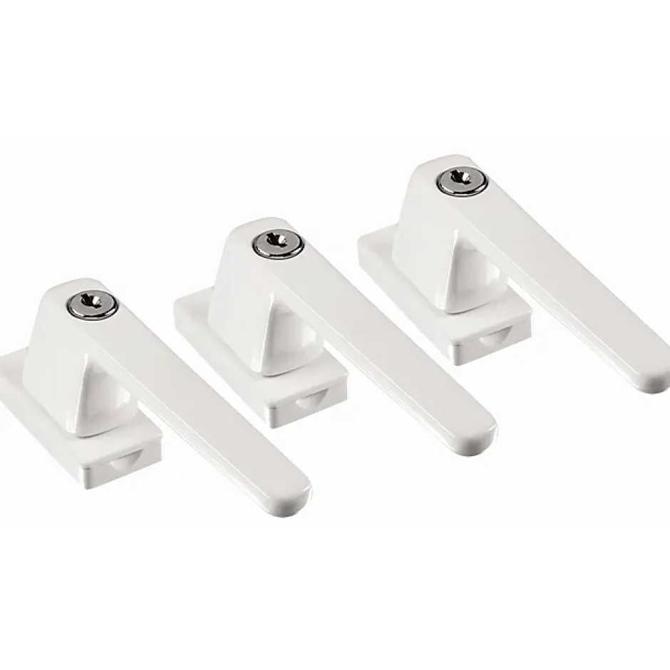 Poignée à clé argent 670 g vendue par 3 pièces^Abus Outlet