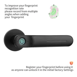 Poignée connectée à codes pour serrure de porte^Automatisme Passion New