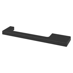 Poignée de meuble Droit Skej aluminium mat noir l.126mm x l.7mm x H. 30mm entraxe 96mm^GoodHome Clearance